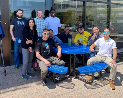 Woburn intern lunch