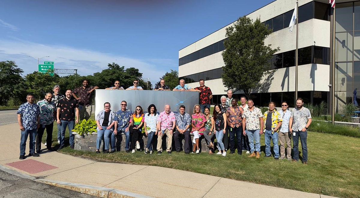 Woburn student Hawaiian day